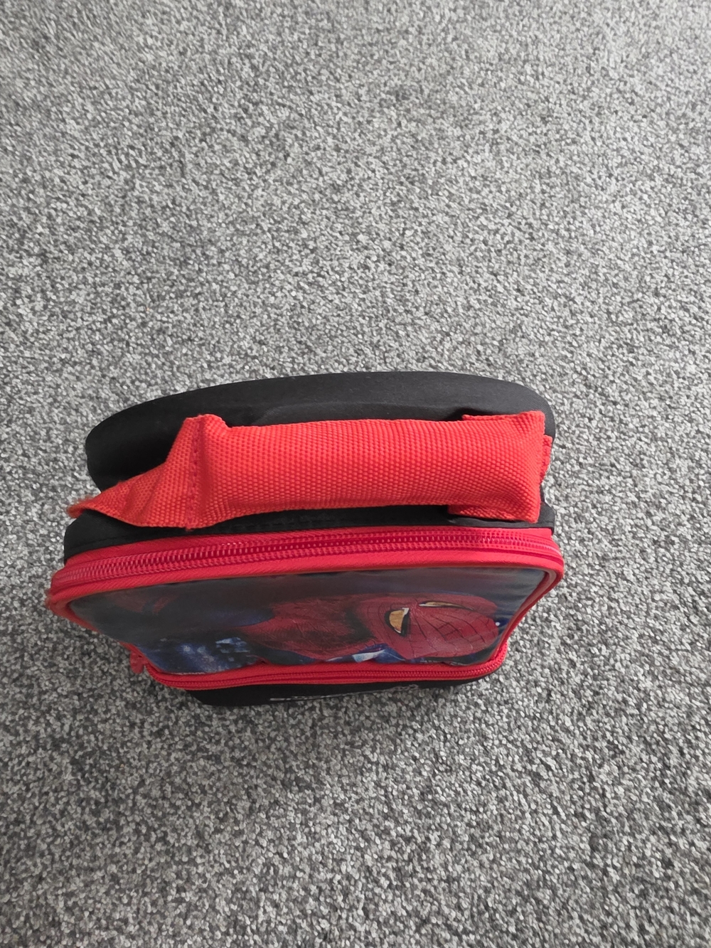 Spider-Man Red and Black Kids Lunch Bag - Picture 3 of 5